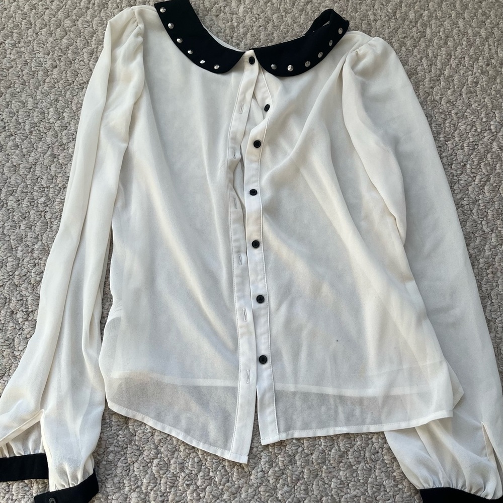 Target stud collar blouse - Picture 2 of 2